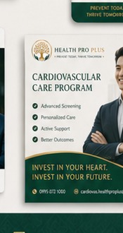 Health Pro Plus cardiovascular campaign visual