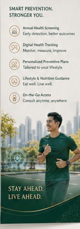 Wellness and preventive care for active and working lifestyle